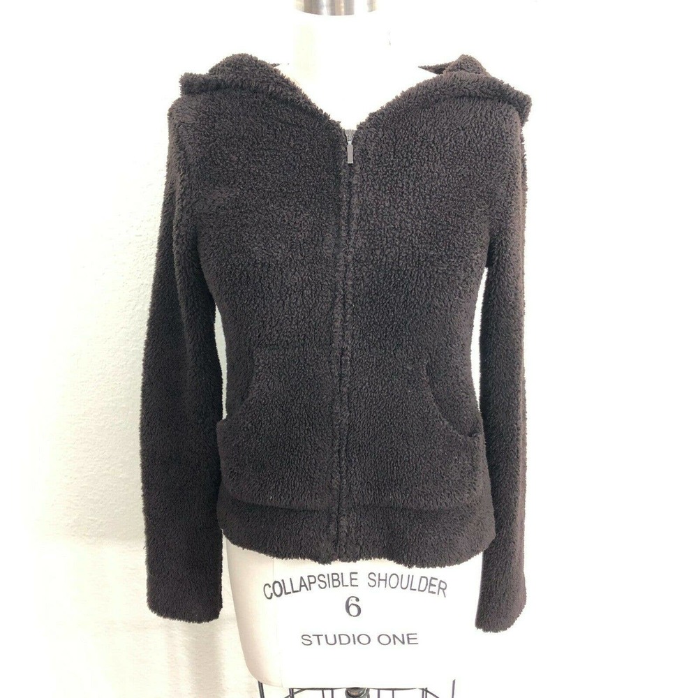 Barefoot Dreams CozyChic Hoodie Cardigan Sz M